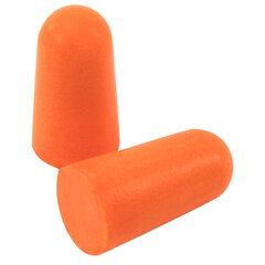 Беруши одноразовые пенополиуретановые без шнурка, КОМПЛЕКТ 500 пар в пакете, SNR 43 дБ, RABBITEX (РАББИТЕКС), 671321