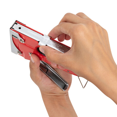 Степлер мебельный стальной, тип 53, 4-8мм, +200 скоб, RABBITEX, 671322