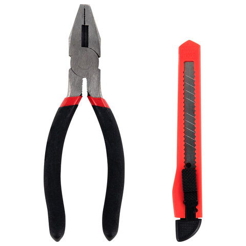 Набор инструментов универсальный, 22 предмета, пластиковый бокс, ГРАНДМАСТЕР, 671326