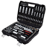 Набор инструментов для автомобиля, 108 предметов, пластиковый кейс, RABBITEX (РАББИТЕКС), 671339