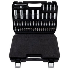 Набор инструментов для автомобиля, 108 предметов, пластиковый кейс, RABBITEX (РАББИТЕКС), 671339