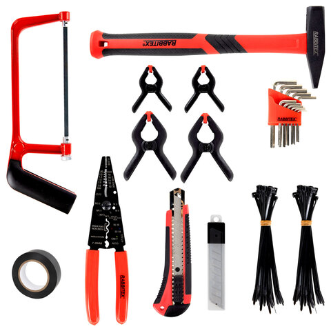 Набор инструментов универсальный, 159 предметов, пластиковый кейс, RABBITEX (РАББИТЕКС), 671340 - фото 16