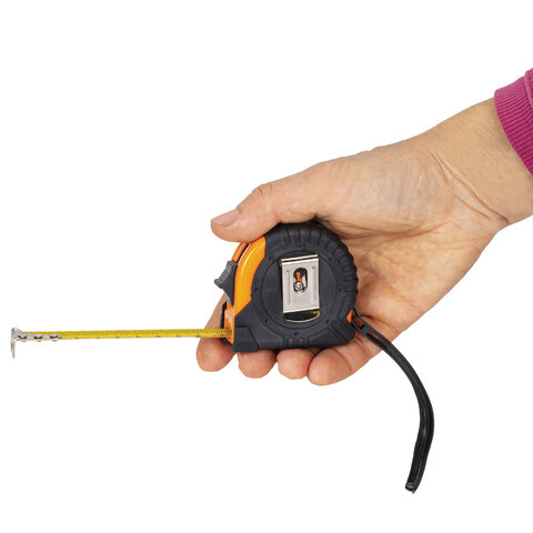 Рулетка измерительная 3,0мх16мм, обрезиненный корпус, ГРАНДМАСТЕР Original, 671344