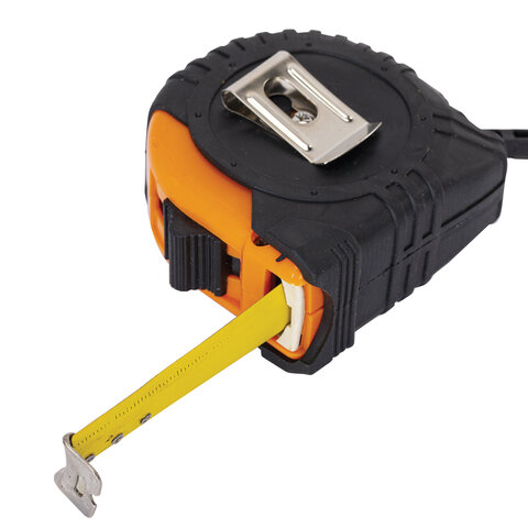 Рулетка измерительная 5,0мх19мм, обрезиненный корпус, ГРАНДМАСТЕР Original, 671345