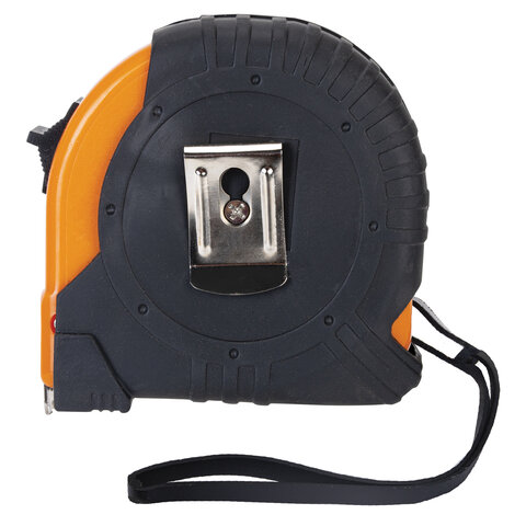 Рулетка измерительная 10мх25мм, обрезиненный корпус, ГРАНДМАСТЕР Original, 671347