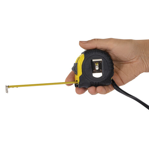 Рулетка измерительная 5,0мх19мм, RABBITEX Standard, обрезиненный корпус, 671349