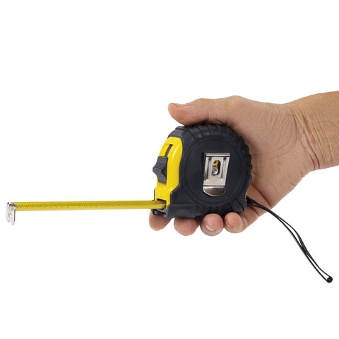 Рулетка измерительная 7,5мх25мм, RABBITEX Standard, обрезиненный корпус, 671350