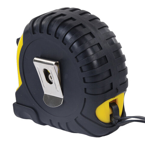 Рулетка измерительная 10мх25мм, RABBITEX Standard, обрезиненный корпус, 671351