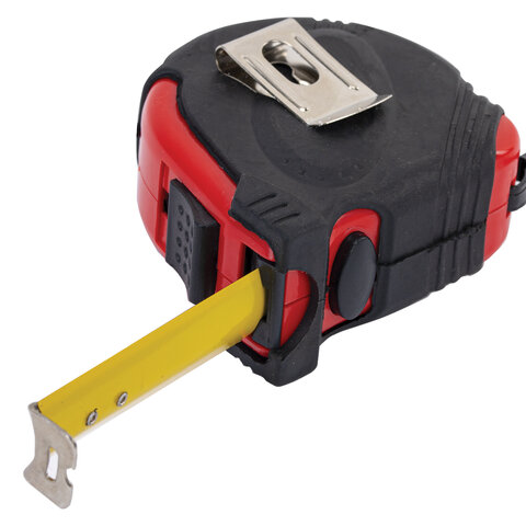 Рулетка измерительная 5,0мх19мм, обрезиненный корпус, 3 мех. фиксации, ГРАНДМАСТЕР Ultra, 671352