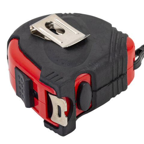 Рулетка измерительная 5,0мх19мм, обрезиненный корпус, 3 мех. фиксации, ГРАНДМАСТЕР Ultra, 671352