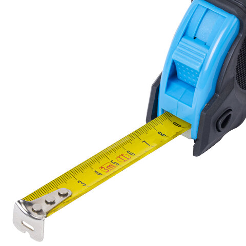 Рулетка измерительная 3,0мх16мм, RABBITEX Special, обрезиненный корпус, 3 механ. фиксации, 671353