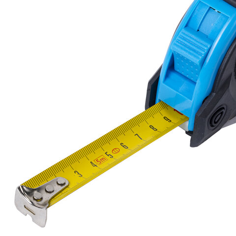 Рулетка измерительная 5,0мх19мм, RABBITEX Special, обрезиненный корпус, 3 механ. фиксации, 671354