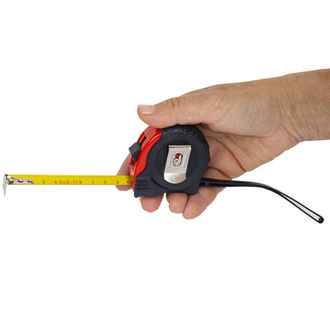 Рулетка измерительная 3,0мх16мм, RABBITEX Professional, обрезиненный корпус, 3 мех. фиксац, 671356