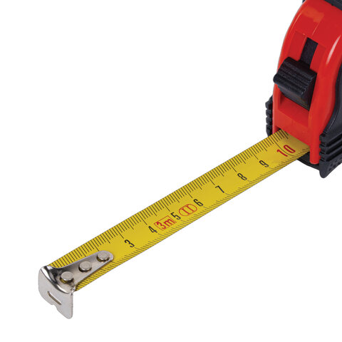 Рулетка измерительная 3,0мх16мм, RABBITEX Professional, обрезиненный корпус, 3 мех. фиксац, 671356