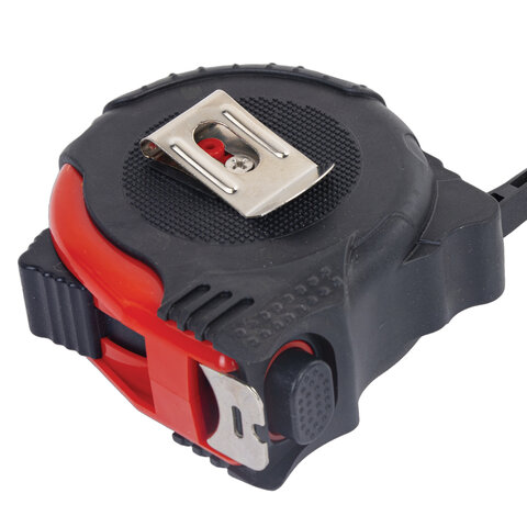 Рулетка измерительная 5,0мх19мм, RABBITEX Professional, обрезиненный корпус, 3 мех. фиксац, 671357