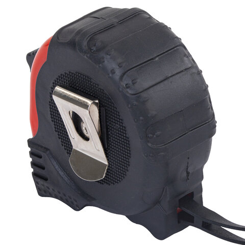 Рулетка измерительная 5,0мх19мм, RABBITEX Professional, обрезиненный корпус, 3 мех. фиксац, 671357