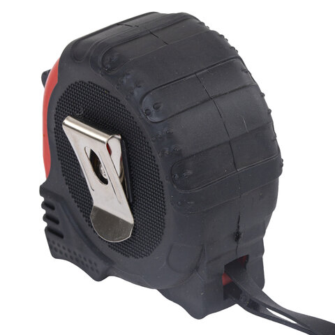 Рулетка измерительная 7,5мх25мм, RABBITEX Professional, обрезиненный корпус, 3 мех. фиксац, 671358