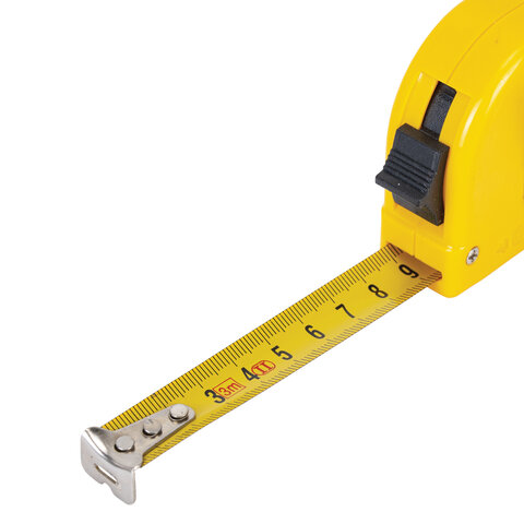 Рулетка измерительная 3,0мх16мм, пластиковый корпус, ГРАНДМАСТЕР Classic, 671360