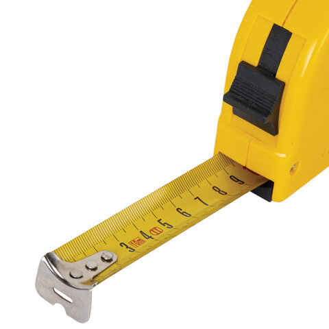 Рулетка измерительная 10,0мх25мм, пластиковый корпус, ГРАНДМАСТЕР Classic, 671363