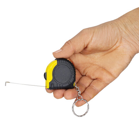 Рулетка-брелок, 2,0мх8мм, RABBITEX, обрезиненный корпус, 671365