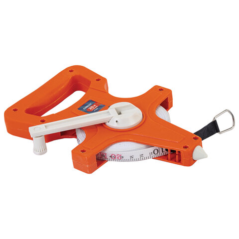 Рулетка геодезическая 20мх13мм, RABBITEX, лента фибергласс, открытый корпус, 671366