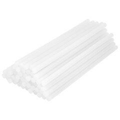 Клеевые стержни белые, клейкость МАКСИМУМ (стройка, ремонт, хобби), 11&times;270 мм, 50 штук, RABBITEX (РАББИТЕКС), 671493