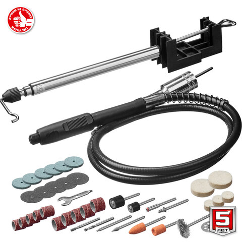 Гравер электрический 160 Вт, d 3.2 мм, 41 предмет, кейс, ЗУБР Мастер ЗГ-160 КН41