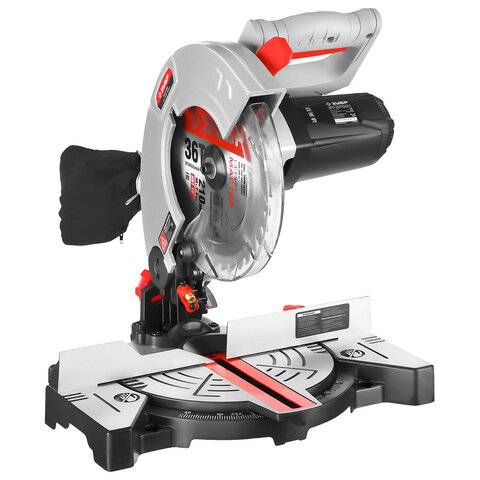 Пила торцовочная 1300 Вт,  5500 об/мин, диск 210х30мм, ЗУБР Мастер ЗПТ-210-1400 Л