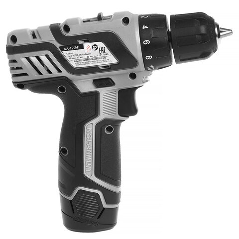 Дрель-шуруповерт безударная АККУМУЛЯТОРНАЯ, с двумя аккумуляторами 2 Ач, 18 В, ИНТЕРСКОЛ ДА-12ЭР, 434.2.2.20 - фото 3