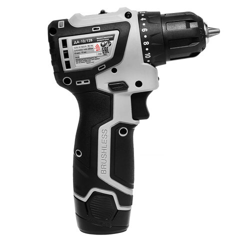 Дрель-шуруповерт безударная бесщёточная АККУМУЛЯТОРНАЯ, 1,5 Ач, 12 В, ИНТЕРСКОЛ ДА-10/12В 36, 687.1.2.70 - фото 4