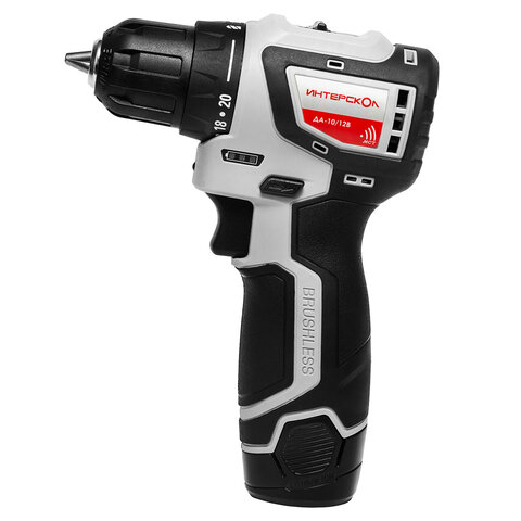 Дрель-шуруповерт безударная бесщёточная АККУМУЛЯТОРНАЯ, 1,5 Ач, 12 В, ИНТЕРСКОЛ ДА-10/12В 36, 687.1.2.70 - фото 3