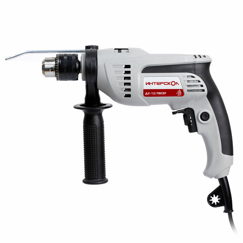 Дрель сетевая ударная, 780 Вт, 2700 об/мин, ИНТЕРСКОЛ ДУ-13/780ЭР, 421.1.0.00 - фото 2