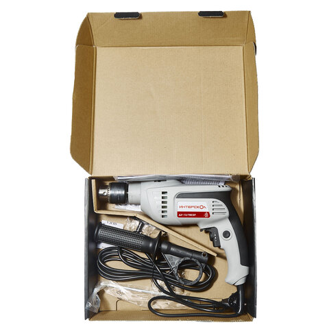 Дрель сетевая ударная, 780 Вт, 2700 об/мин, ИНТЕРСКОЛ ДУ-13/780ЭР, 421.1.0.00 - фото 4