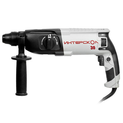 Перфоратор сетевой, 900 Вт, 1050 об/мин, 5100 ударов/мин, патрон SDS+, ИНТЕРСКОЛ П-30/900ЭР, 86.1.0.00 - фото 2