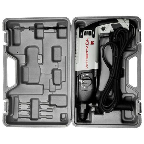 Перфоратор сетевой, 900 Вт, 1050 об/мин, 5100 ударов/мин, патрон SDS+, ИНТЕРСКОЛ П-30/900ЭР, 86.1.0.00 - фото 4