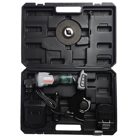 Машина шлифовальная угловая аккумуляторная, 4 Ач, 18 В, 8500 об/мин, диск 125 мм, ИНТЕРСКОЛ УШМ-125/18В, 578.4.1.70 - фото 4