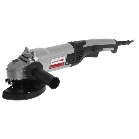 Машина шлифовальная угловая, 1300 Вт, 8500 об/мин, диск 125 мм, ИНТЕРСКОЛ УШМ-150/1300, 664.1.0.00