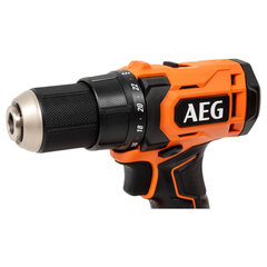 Дрель-шуруповерт аккумуляторная, 18 В, 60 Нм, Li-ion 2&times;2 Ач, AEG BS18G4-202C, 4935478630
