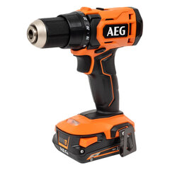 Дрель-шуруповерт аккумуляторная, 18 В, 60 Нм, Li-ion 2&times;2 Ач, AEG BS18G4-202C, 4935478630