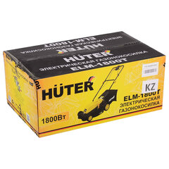 Газонокосилка сетевая HUTER ELM-1800T, 1800 Вт, 3200 об/мин, ширина скашивания 42 см, 70/4/5
