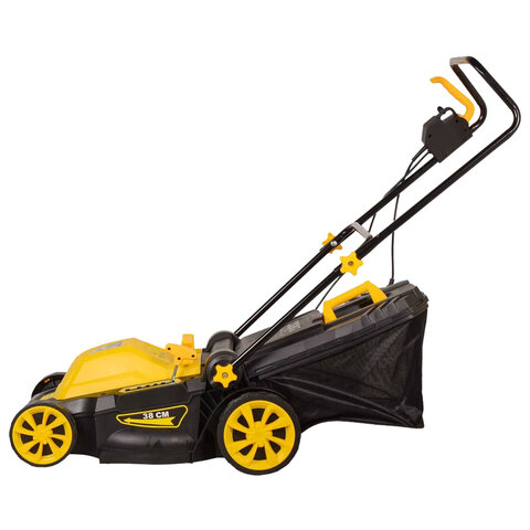 Газонокосилка сетевая HUTER ELM-1400Т, 1400 Вт, 3200 об/мин, ширина скашивания 38 см, 70/4/6 - фото 2