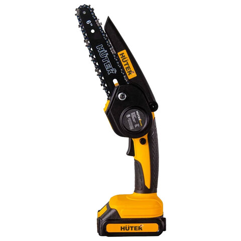 Пила цепная аккумуляторная HUTER ELS-20Li ЕА+, 20В, 150мм, Li-ion 2 Ач, 70/10/22