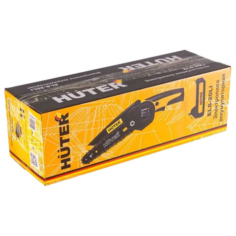 Пила цепная аккумуляторная HUTER ELS-20Li ЕА+, 20В, 150мм, Li-ion 2 Ач, 70/10/22 - фото 5