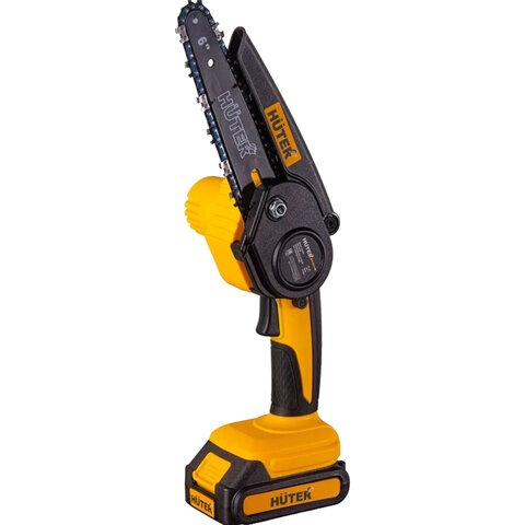 Пила цепная аккумуляторная HUTER ELS-20-Li-2К ЕА+, 20В, 150мм, Li-ion 2х2 Ач, кейс, 70/10/23
