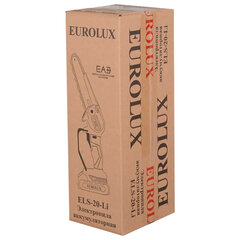 Пила цепная аккумуляторная EUROLUX ELS-20-Li, 20 В, 150 мм, Li-ion 2 А·ч, 70/10/56
