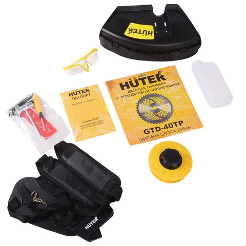 Триммер бензиновый HUTER GGT-2900T, 2900Вт, 9500об/мин, объем двигателя 52см3, 70/2/23 - фото 6