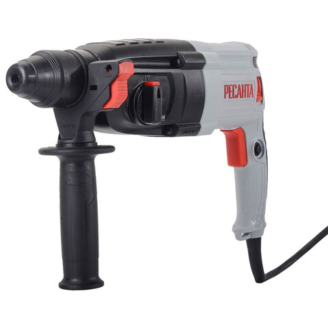 Перфоратор сетевой, 1000 Вт, 1100 об/мин, 4900 уд/мин, патрон SDS PLUS, РЕСАНТА П-32-1000К, 75/3/3
