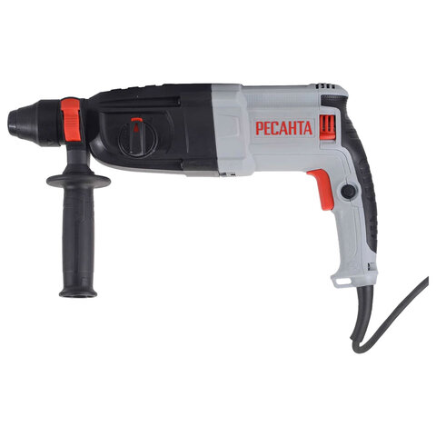 Перфоратор сетевой, 1000 Вт, 1100 об/мин, 4900 уд/мин, патрон SDS PLUS, РЕСАНТА П-32-1000К, 75/3/3 - фото 3