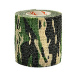 Камуфляжная лента защитная эластичная маскировочная когезивная, 4,5 м х 5 см, 1 рулон, DASWERK (ДАСВЕРК), 680037