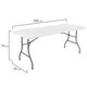 Стол складной NOSTRESS (НОСТРЕСС) "Country FT-005" (1800х700х740 мм), НАГРУЗКА до 150 кг, пластик, белый, 680054